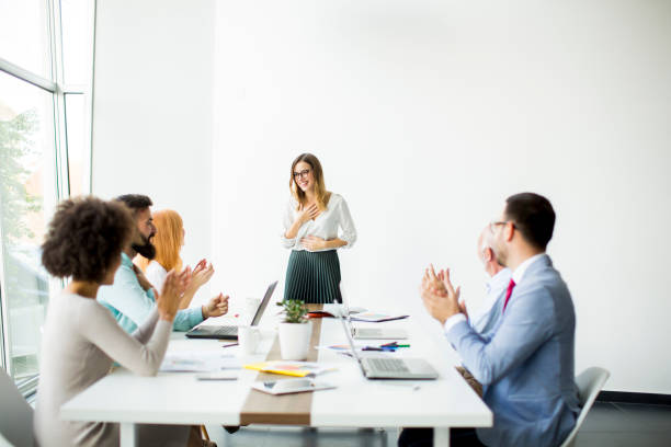 istock Business people discussing a strategy and working together in office 867745538