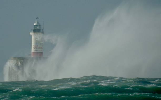 istock Stormy Seas Tropical Storm Brian at Seaford Beach 21.10.17 867746472