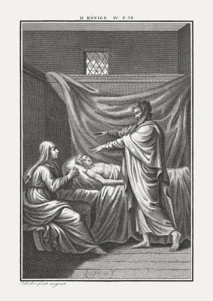 istock Elisha Raises the Shunammite Woman's Son (2-Kings 4) published c.1850 867750524