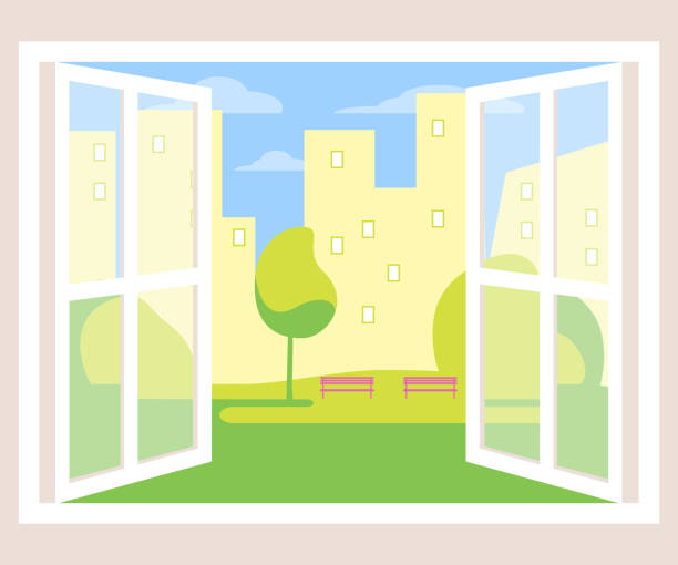Ventanas Con Vistas Vectores Libres de Derechos - iStock Ventanas Con Vistas Vectores Libres de Derechos - iStock