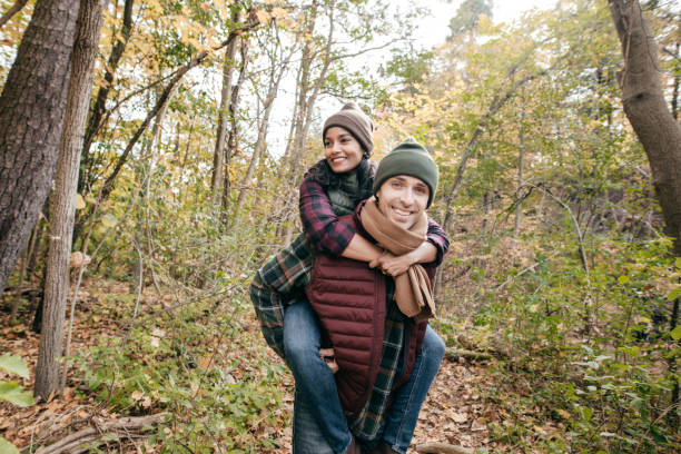 istock Planning a autumn trip as a couple 867754438