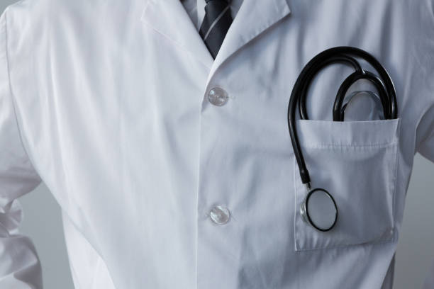 istock Doctor with stethoscope in his pocket 867764406