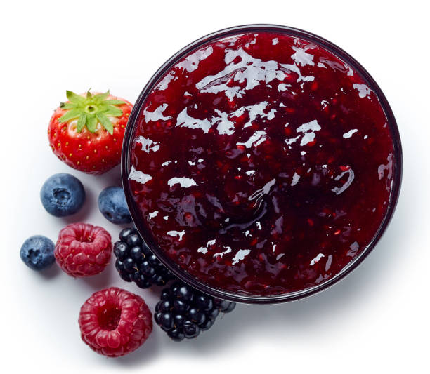 istock Bowl of wild berry jam 867767798