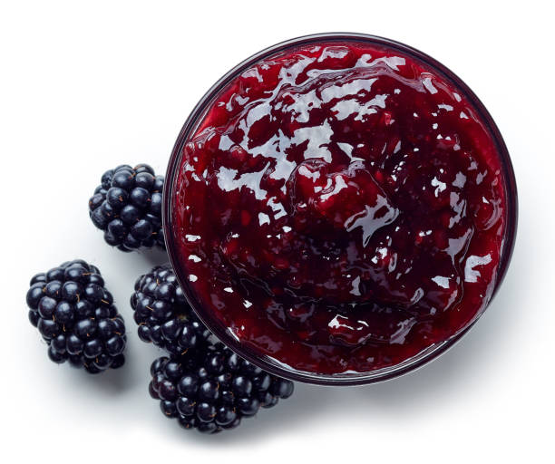 istock Bowl of blackberry jam 867767812