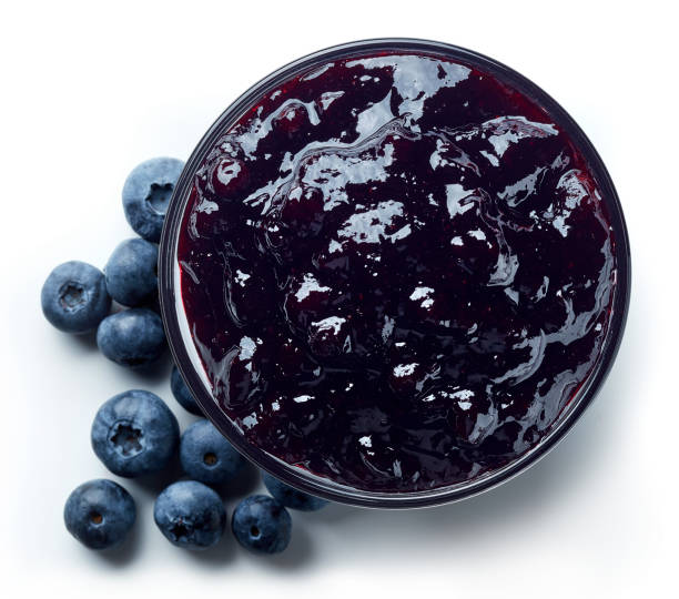 istock Bowl of blueberry jam 867767850
