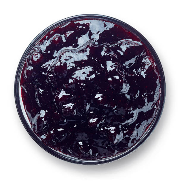 istock Bowl of blueberry jam 867767852