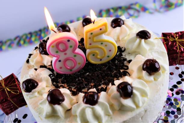 istock An image of a birthday cake with candle - 85 867770790