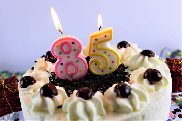 istock An image of a birthday cake with candle - 85 867770818