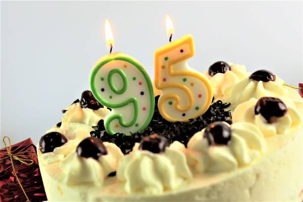 istock An image of a birthday cake with candle - 95 867770820