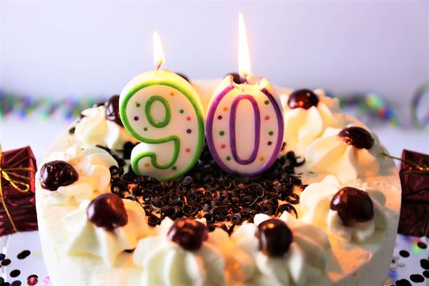 istock An image of a birthday cake with candle - 90 867770838