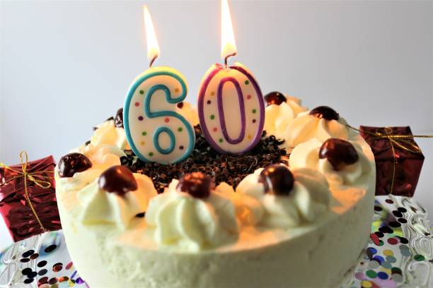 istock An image of a birthday cake with candle - 60 867770928