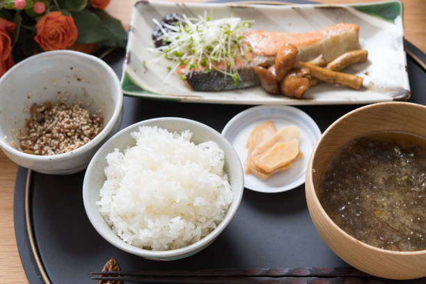 istock Japanese home food. 867778850