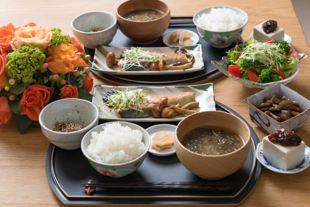 istock Japanese home food. 867778858