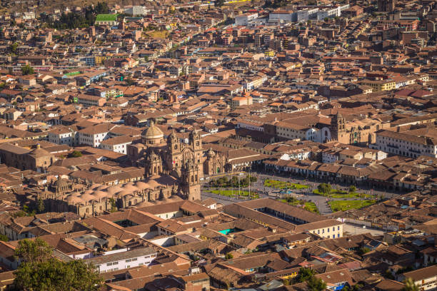 istock Cusco, Peru - August 01, 2017: Panoramic view of the old town of Cusco, Peru 867791468