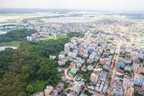 istock The helicopter shot from Dhaka, Bangladesh 867791966
