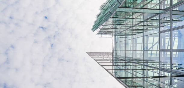 Steel and glass finance building