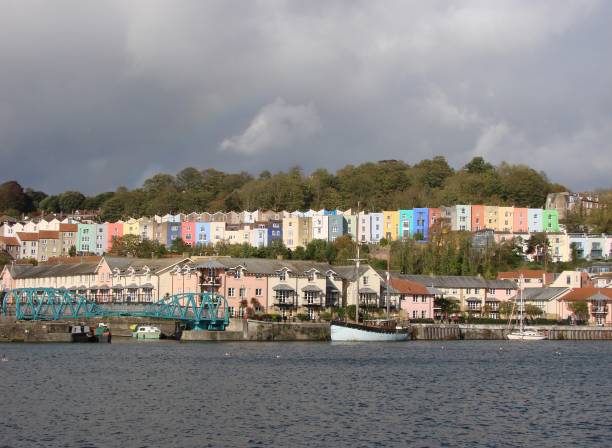 istock Coloured houses viewed from Bristol's harbour 867809458