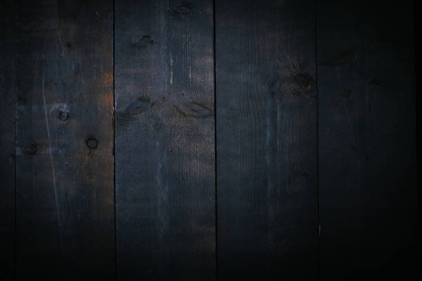istock Texture of black wooden surface 867813784
