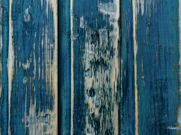 istock Rough wooden texture of surface blue painted wall. 867813796
