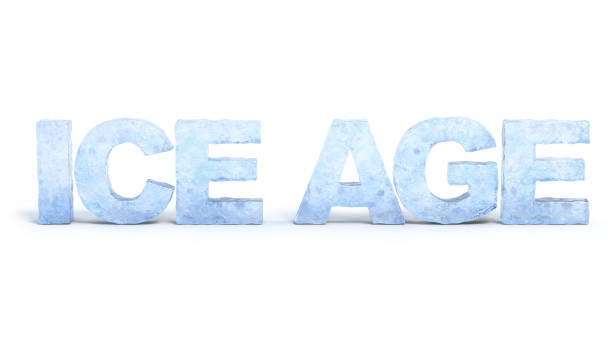 istock Ice age letters made of ice 3d rendering 867827286
