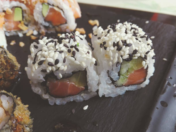 istock sushi rolls, Japanese food 867838860