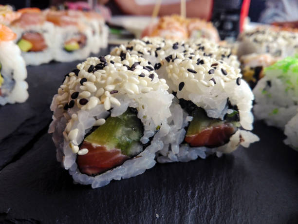 istock sushi rolls, Japanese food 867838862