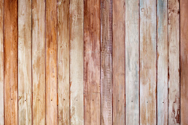 istock Wooden orange retro style background. 867845514