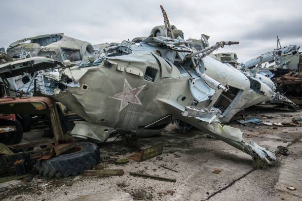 istock Abandoned Soviet military helicopters in Chernobyl exclusion zone 867846010
