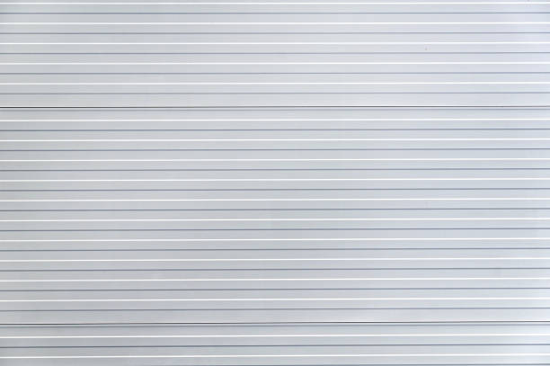 istock Sheet metal, corrugated wall building 867851942