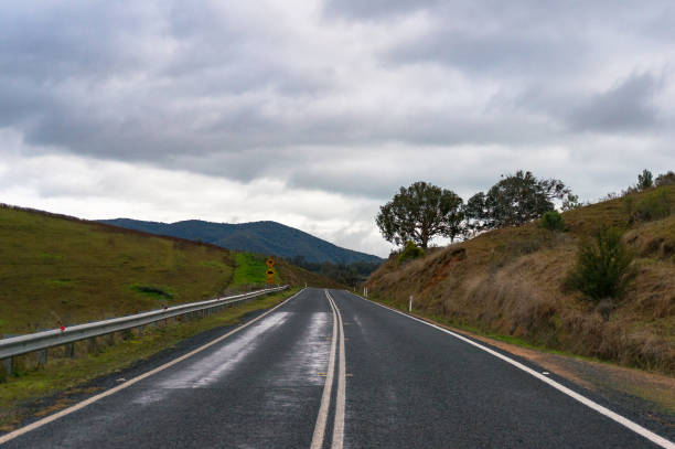 istock Australian rural road on overcast day 867855644