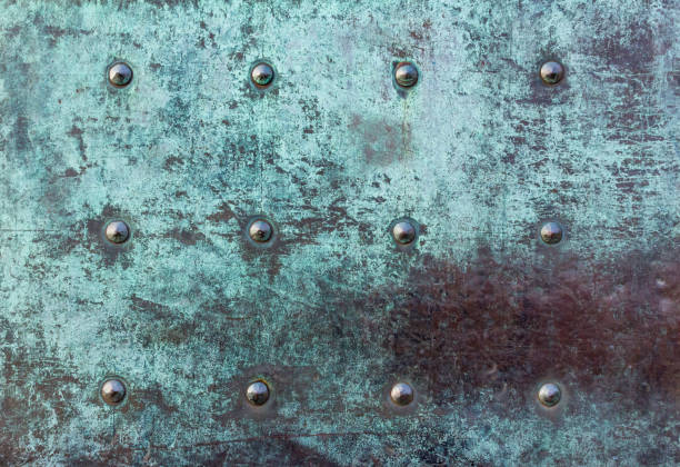old vintage heavy iron door close up texture with patina and corrosion. backgrounds and .texture background textures surface. background wallpaper,