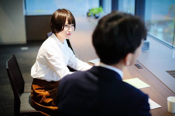 istock Young Businesswoman talking in office 867865484