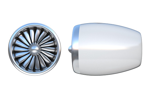Jet Head Render Jet Engine Front View 3d Rendering Stock Photo - Download Image Now ...