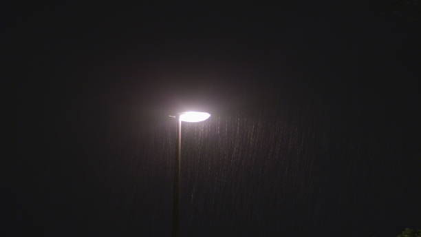 istock Rainy Night. Solitary Lamppost 867892740