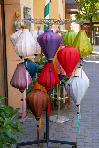 istock lanterns in front of a shop 867893356