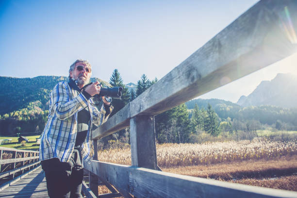 istock Senior Mountaineer in Alps 867895904