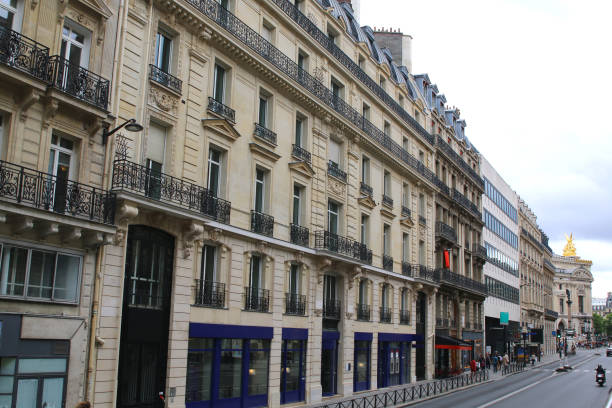 istock Typical street in Paris, France 867903956