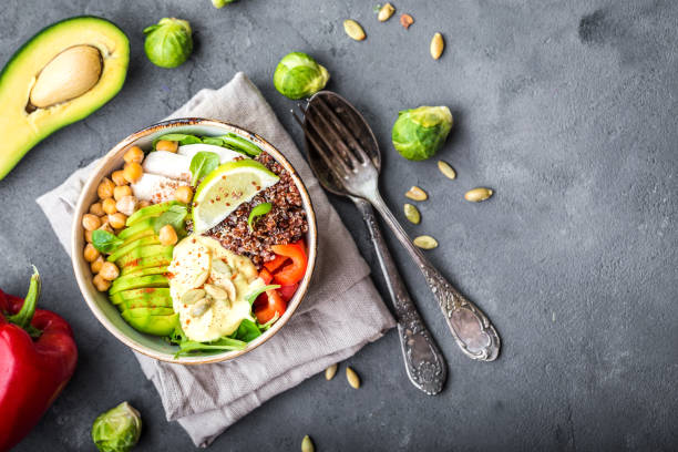istock Bowl with healthy salad 867909636