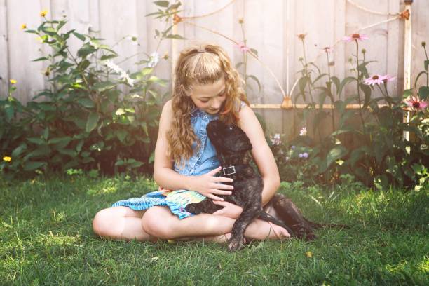 istock Girl and Puppy 867912744