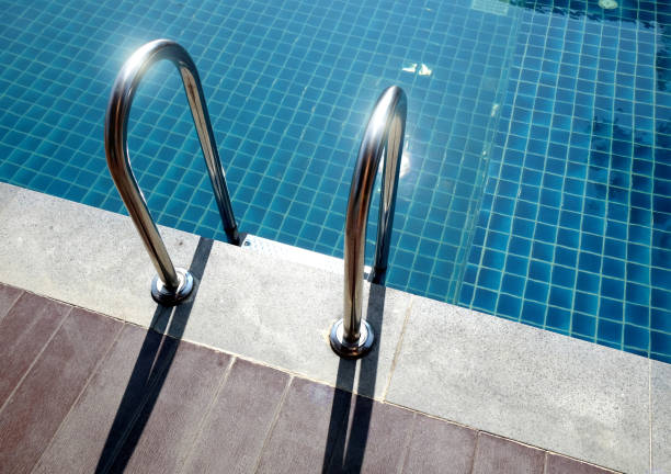 istock water swimming pool with sunny reflections 867918536