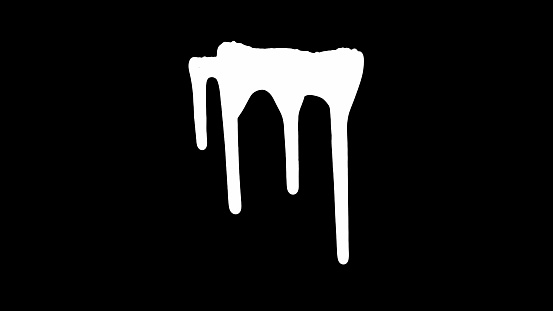 Withe Ink Background White Ink Dripping Over Black Screen Background Stock Photo - Download ...