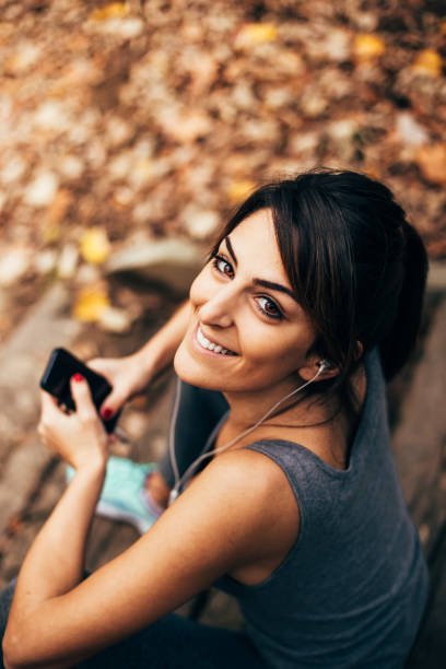 istock Jogging and music go together 867933656