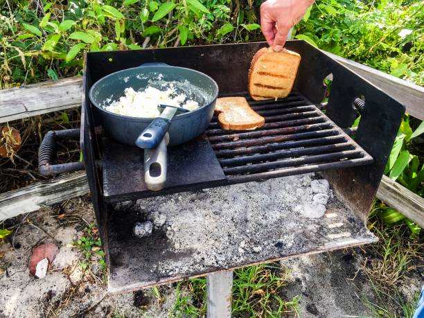 Camping Grill Breakfast