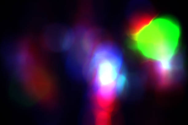 istock Blur abstract bokeh background element for overlay, Colorful defocused light 867955548