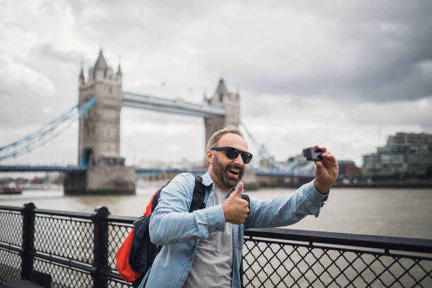 istock Tourist man in London 867955974