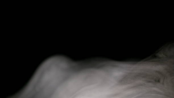 istock White Water Vapour on a Black Background 867962146