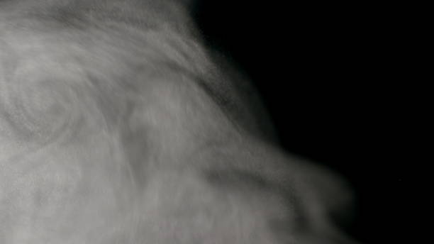 istock Fog Steam Smoke Isolated on Black Background 867962316