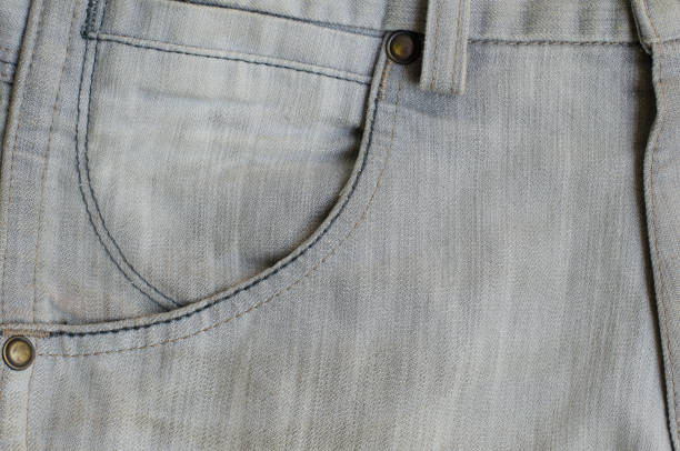 istock Texture of Grey Denim Jeans. 867962630