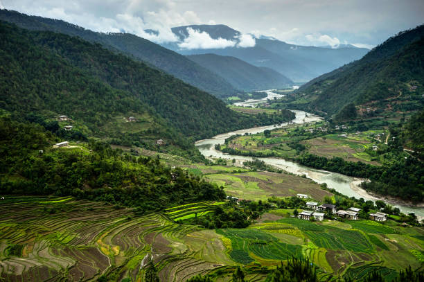 istock Bhutan view Mantra with Nature and People 867965350