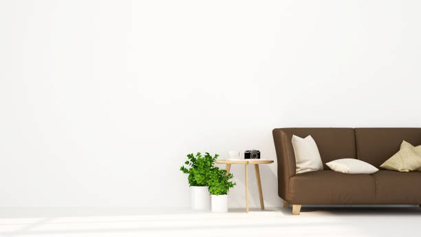 istock living space in apartment or hotel for artwork - Interior Design - 3D Rendering 867966432